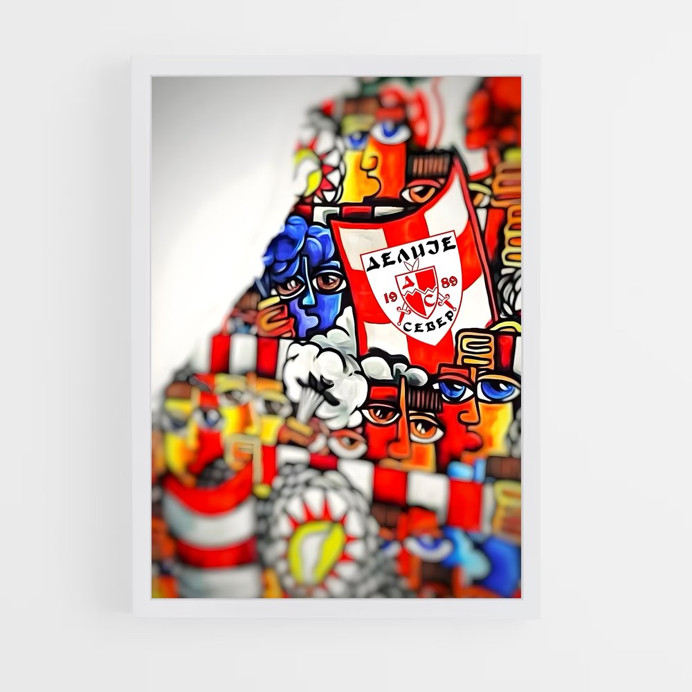 Poster Red star respectées – affiche Basketball (vue 3)